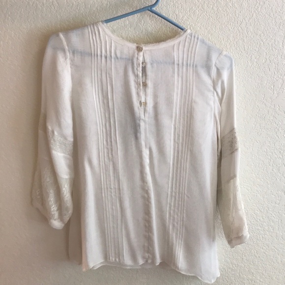 Joe’s Jeans Sophia Woven Top White - Picture 2 of 6